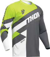 THOR Youth Sector Checker Jersey - Gray/Green - Small 2912-2420