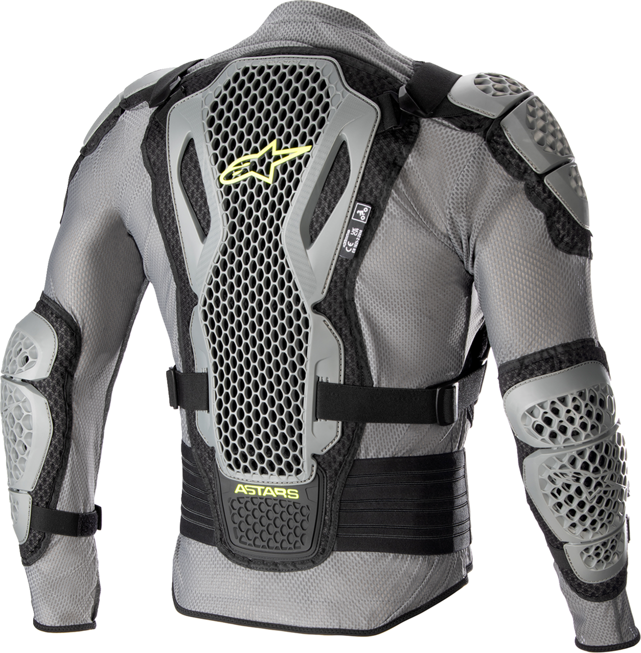 ALPINESTARS Bionic Action V2 Protection Jacket - Gray/Black/Yellow - Small 6506823-915-S