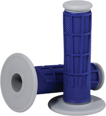 MOOSE RACING Grips - Compound - Half-Waffle - Blue 1MG2315-UEM