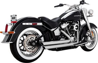 VANCE & HINES Big Shots Staggered Exhaust System - Chrome 17341