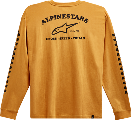 ALPINESTARS Sunday Long-Sleeve T-Shirt - Gold - Large 12137184059L