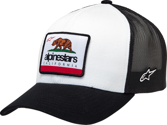 Gorra ALPINESTARS Cali 2.0 - Negro/Blanco - Talla única 12128105020OS