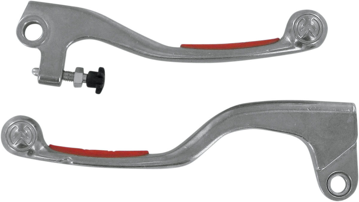 MOOSE RACING Lever Set - Competition - Red 1SGHA25