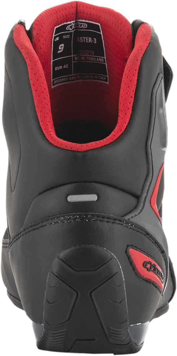 ALPINESTARS Faster-3 Shoes - Black/Gray/Red - US 14 2510219131-14