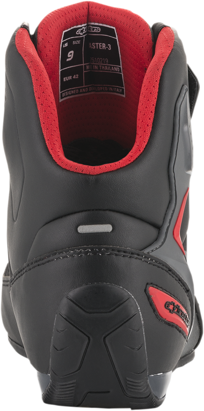 ALPINESTARS Faster-3 Shoes - Black/Gray/Red - US 14 2510219131-14