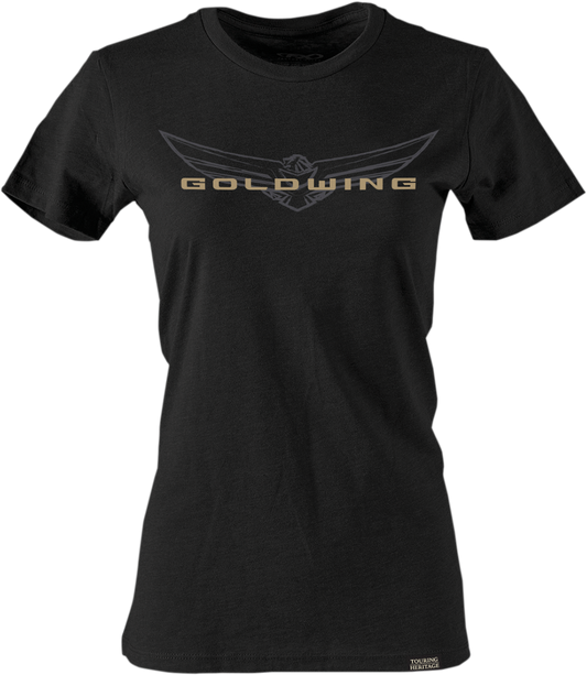 FACTORY EFFEX Camiseta Goldwing Sketched para mujer - Negro - Pequeña 25-87840