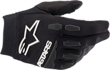 ALPINESTARS Youth Full Bore Gloves - Black - 2XS 3543622-10-2XS