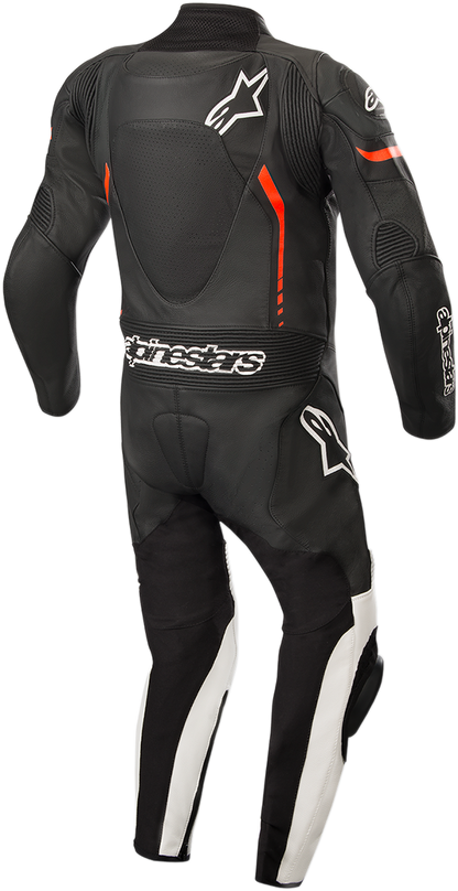 ALPINESTARS Youth GP Plus 1-Piece Leather Suit - Black/White/Red Fluorescent - US 26 / EU 140 31405181231140