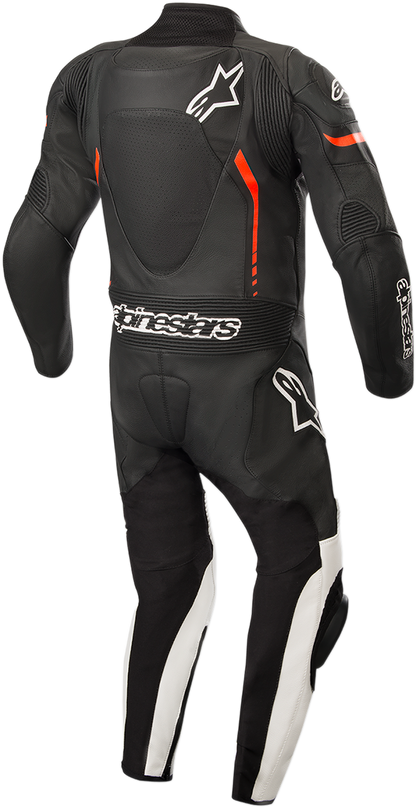 ALPINESTARS Youth GP Plus 1-Piece Leather Suit - Black/White/Red Fluorescent - US 24 / EU 130 31405181231130