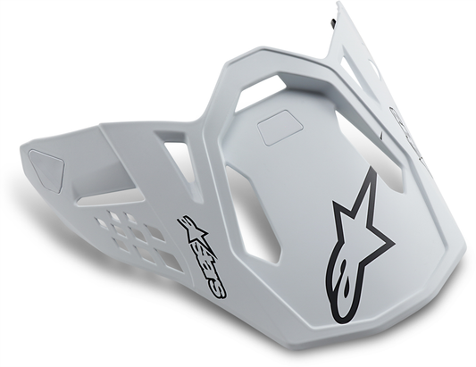 Visera ALPINESTARS Supretech M10 - Dyno - Negro mate/Blanco carbono 8981319-2000 