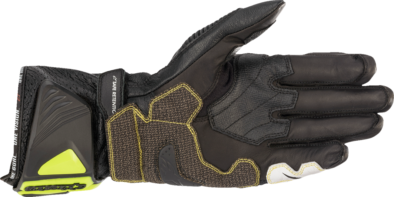 Guantes ALPINESTARS GP Tech V2 S - Negro/Amarillo Fluo/Blanco/Rojo Fluo - XL 3556422-1503-XL 