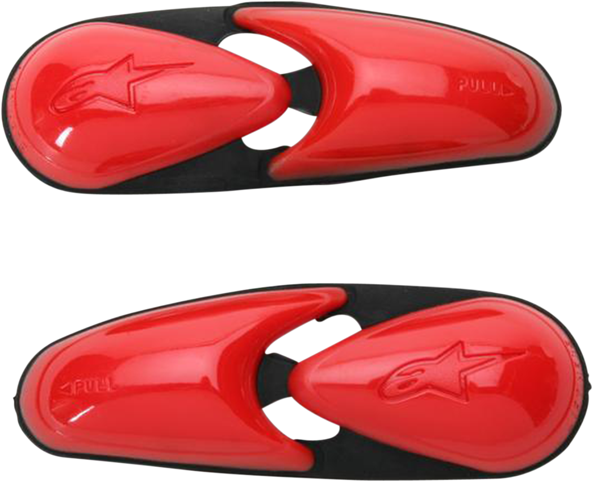 ALPINESTARS Flexible Toe Sliders - Red 25SLITECH-RD