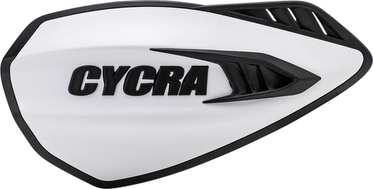 CYCRA Handguards - Cyclone - White/Black 1CYC-0056-237