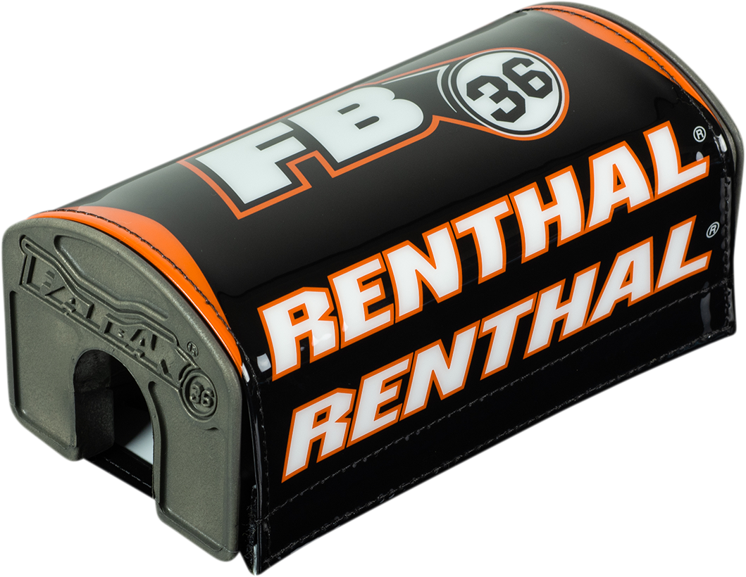 Protector de manillar RENTHAL - Fatbar36™ - Negro/Naranja P347 