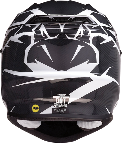 MOOSE RACING F.I. Helmet - Agroid Camo - MIPS® - Gray/Black - Medium 0110-7775