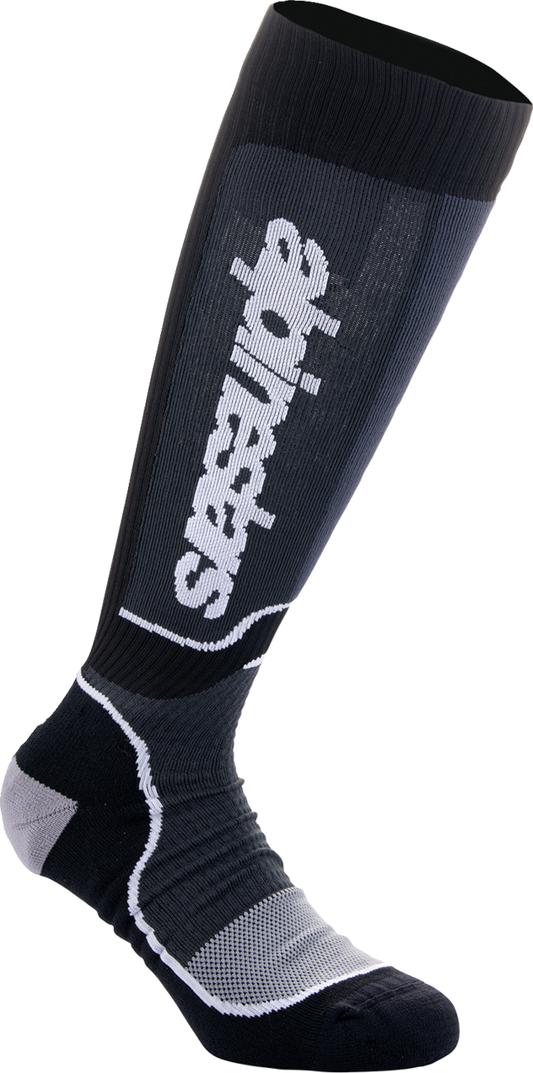 ALPINESTARS MX Plus Socks - Black/White - Large 4702324-12-L