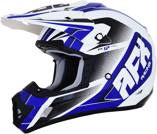 AFX FX-17 Helmet - Force - Pearl White/Blue - Large 0110-5240