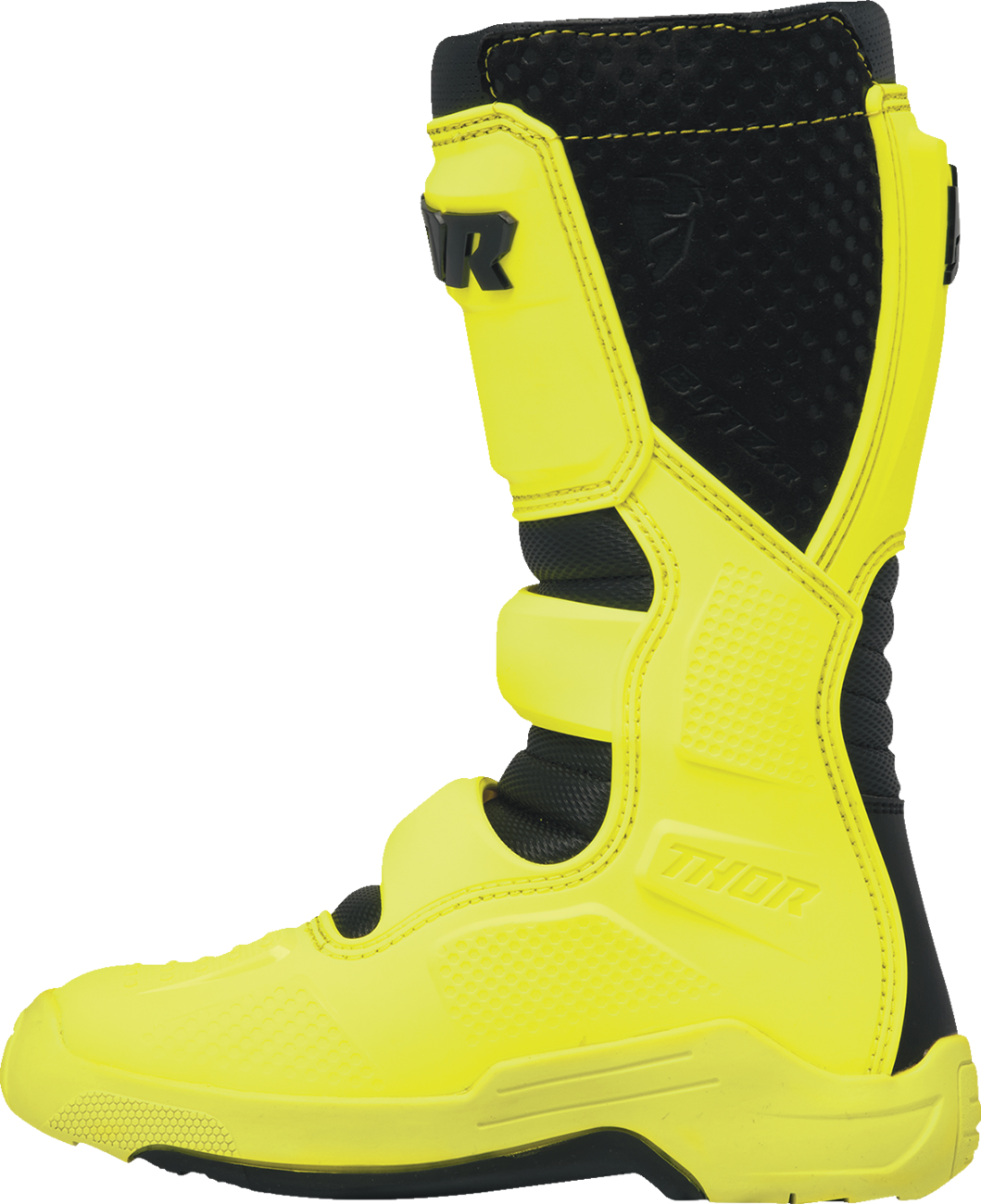 THOR Youth Blitz XR Boots - Acid/Black - Size 1 3411-0759