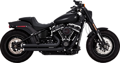 VANCE & HINES Big Shots Staggered Exhaust System - Black 47339