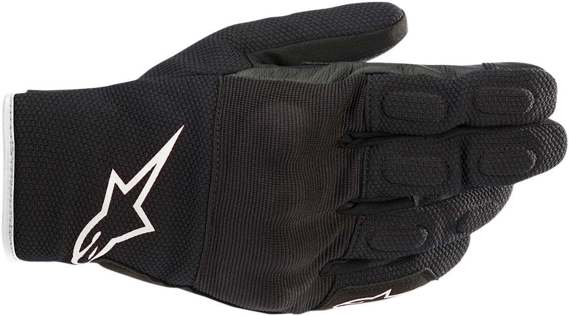 ALPINESTARS S-MAX Drystar Gloves - Black/White - Small 3527620-12-S