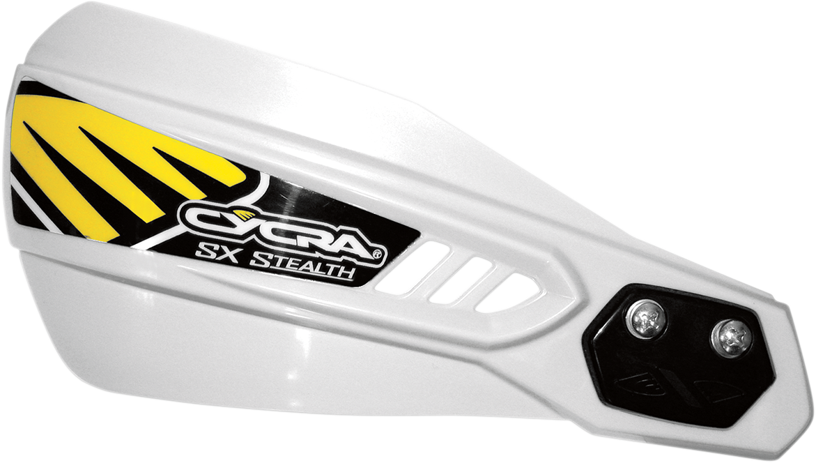 CYCRA Handguards - Stealth - White 1CYC-0015-42X