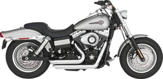 VANCE & HINES Short Shot Staggered Exhaust System - Chrome 17317