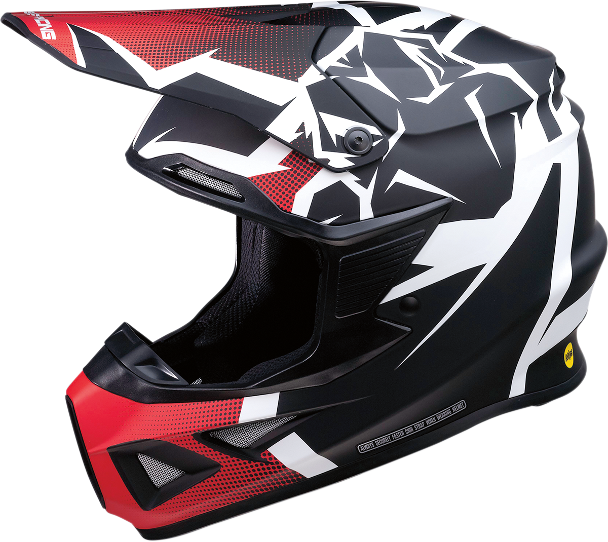 MOOSE RACING F.I. Helmet - Agroid™ - MIPS® - Red/Black - Small 0110-6692