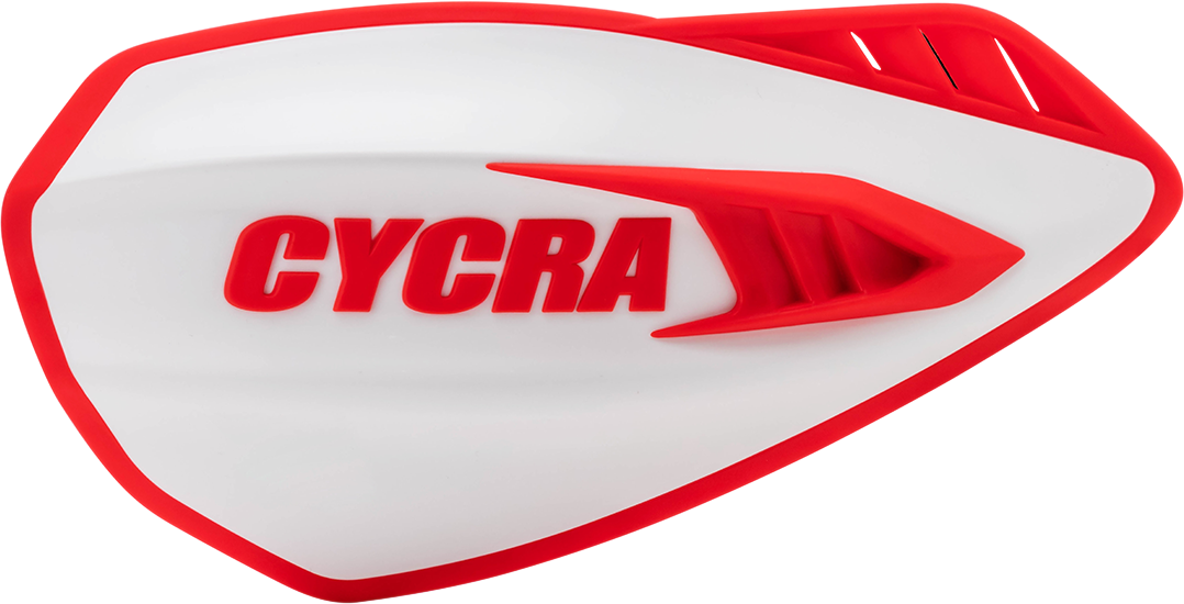 CYCRA Handguards - Cyclone - White/Red 1CYC-0056-239