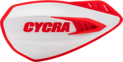 CYCRA Handguards - Cyclone - White/Red 1CYC-0056-239