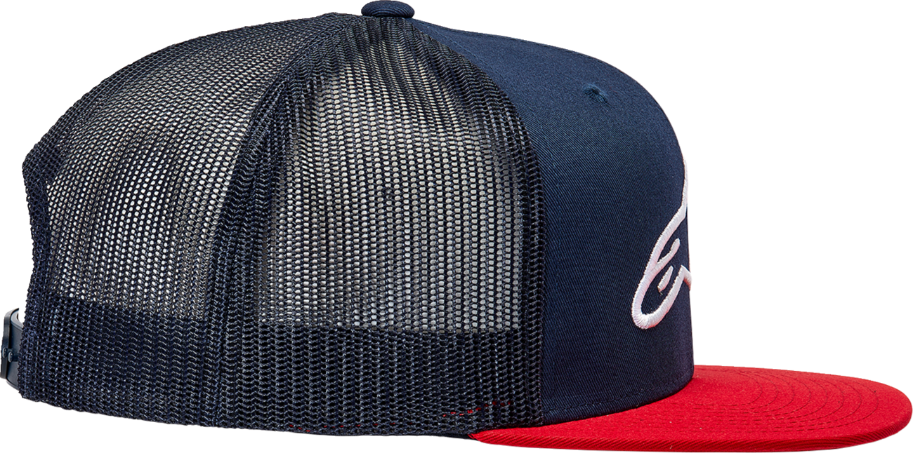 ALPINESTARS Corp Trucker Hat - Navy/Red - One Size 1025810037030OS