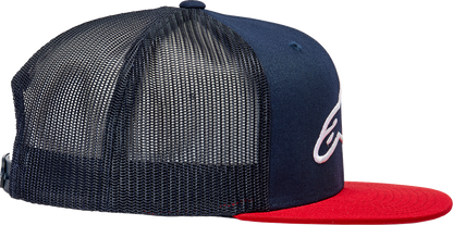 ALPINESTARS Corp Trucker Hat - Navy/Red - One Size 1025810037030OS