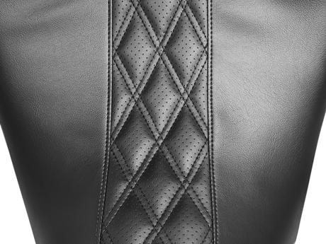 LE PERA Maverick Seat - Without Backrest - HR Black Inlay Double Diamond - Black - FL '08-'22 LK-957HR2