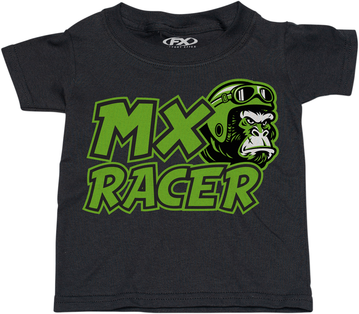 FACTORY EFFEX Toddler Kawasaki MX Racer T-Shirt - Black - 3T 23-83122