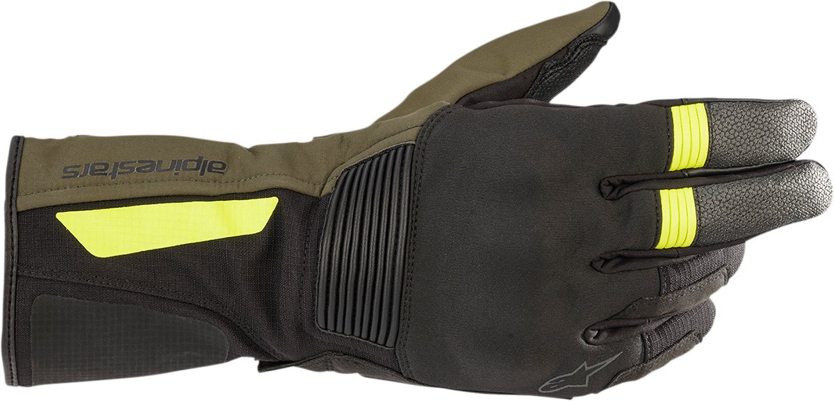 Guantes ALPINESTARS Denali Aerogel Drystar - Selva Negra/Amarillo Fluo - 3XL 3526922-1685-3X