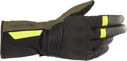 ALPINESTARS Denali Aerogel Drystar® Gloves - Black Forest/Fluo Yellow - Medium 3526922-1685-M