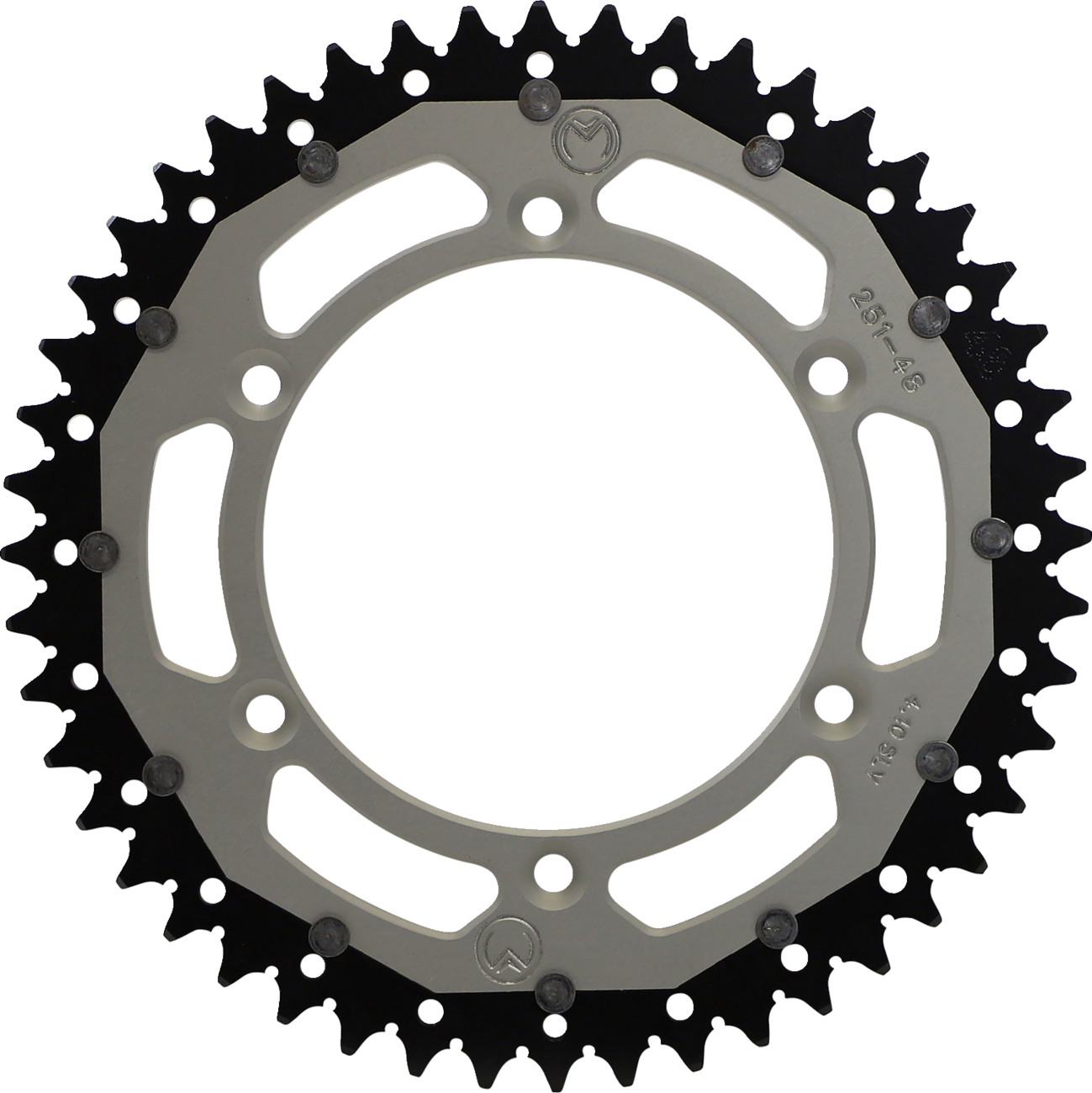 MOOSE RACING Dual Sprocket - Silver - 48 Tooth 1210-251-48-11X