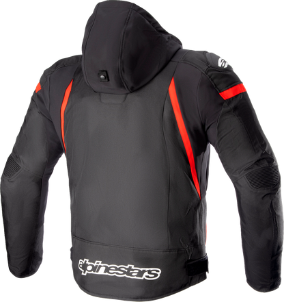 Chaqueta impermeable ALPINESTARS Zaca - Negro/Rojo/Blanco - Pequeña 3206423-1342-S 