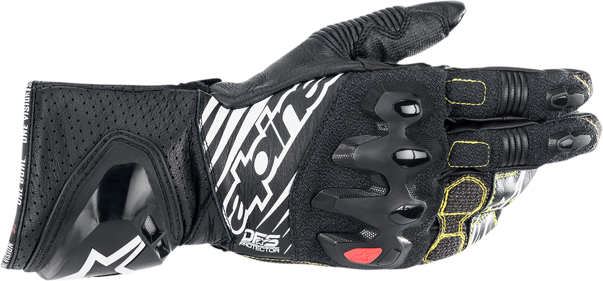 Guantes ALPINESTARS GP Tech v2 - Negro/Blanco - Mediano 3556622-12-M 