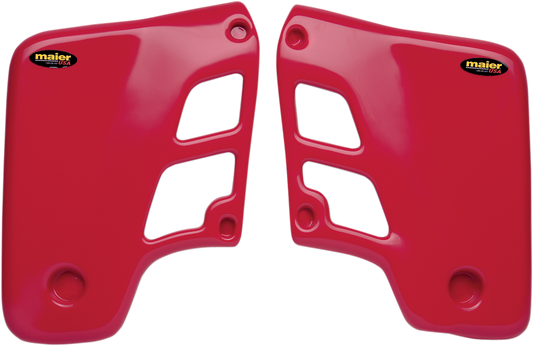 MAIER Radiator Scoops - CR500 '86-'88 - Red 600152