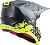 Casco ALPINESTARS Supertech M8 - Radio - MIPS - Negro mate/Gris medio/Amarillo fluo - XL 8301519-1305-XL