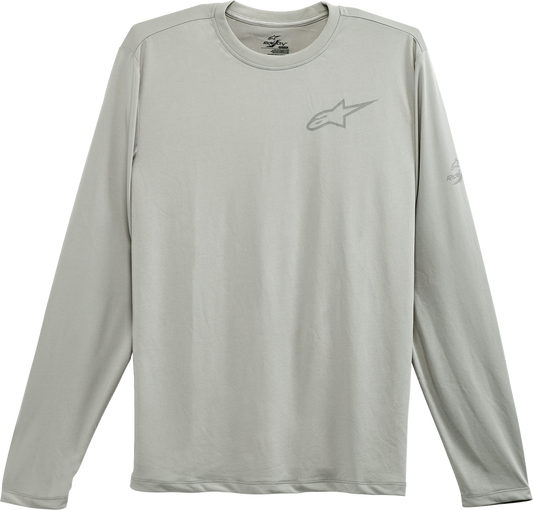 ALPINESTARS Pursue Performance Long-Sleeve T-Shirt - Silver - Large 1232-71000-19-L