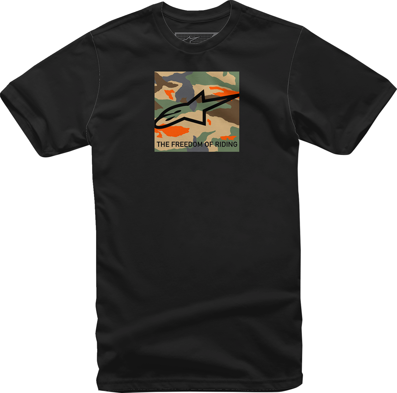 ALPINESTARS Free Camo T-Shirt - Black - Medium 1232-72220-10-M