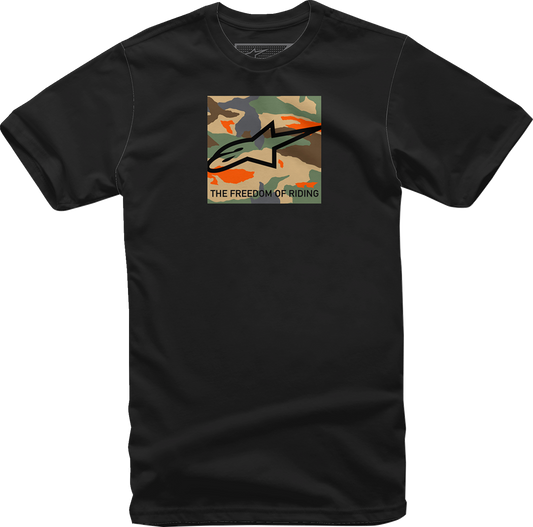 Camiseta ALPINESTARS Free Camo - Negro - Mediano 1232-72220-10-M 