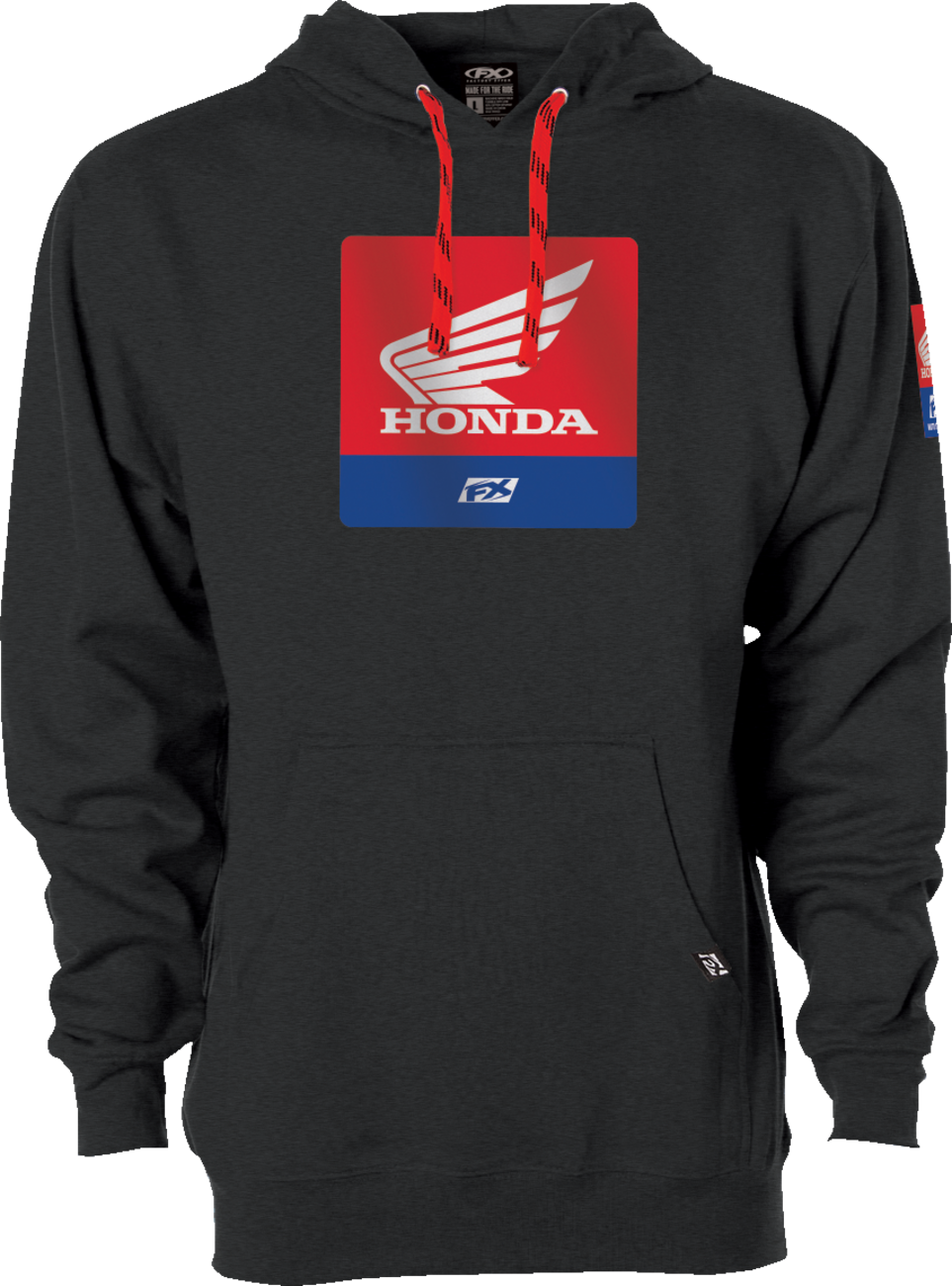 FACTORY EFFEX Honda Boxer Pullover Hoodie - Heather Charcoal - 2XL 26-88308