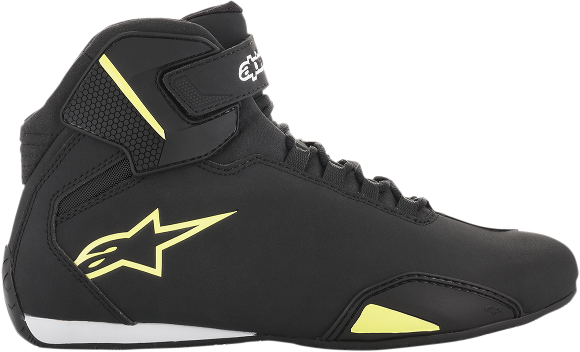 ALPINESTARS Sektor Shoes - Black/Yellow Fluorescent - US 7.5 2515518155-7.5