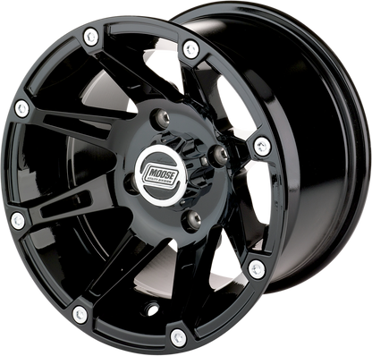 MOOSE UTILITY Wheel - 387X - Rear - Black - 14x8 - 4/110 - 4+4 387ML148110GB4