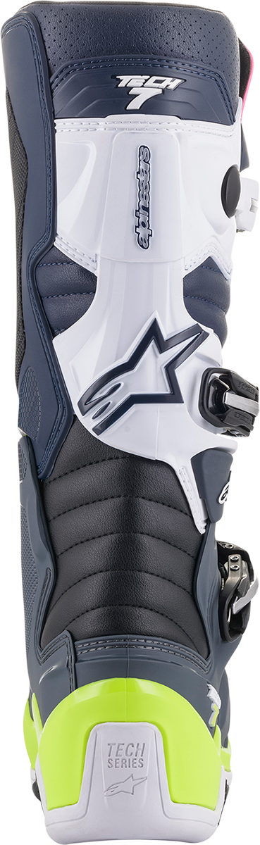 ALPINESTARS Tech 7 Boots - Black/Pink/White/Yellow - US 10 2012014-9076-10