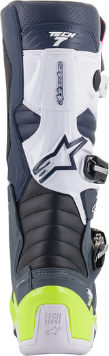 ALPINESTARS Tech 7 Boots - Black/Pink/White/Yellow - US 12 2012014-9076-12