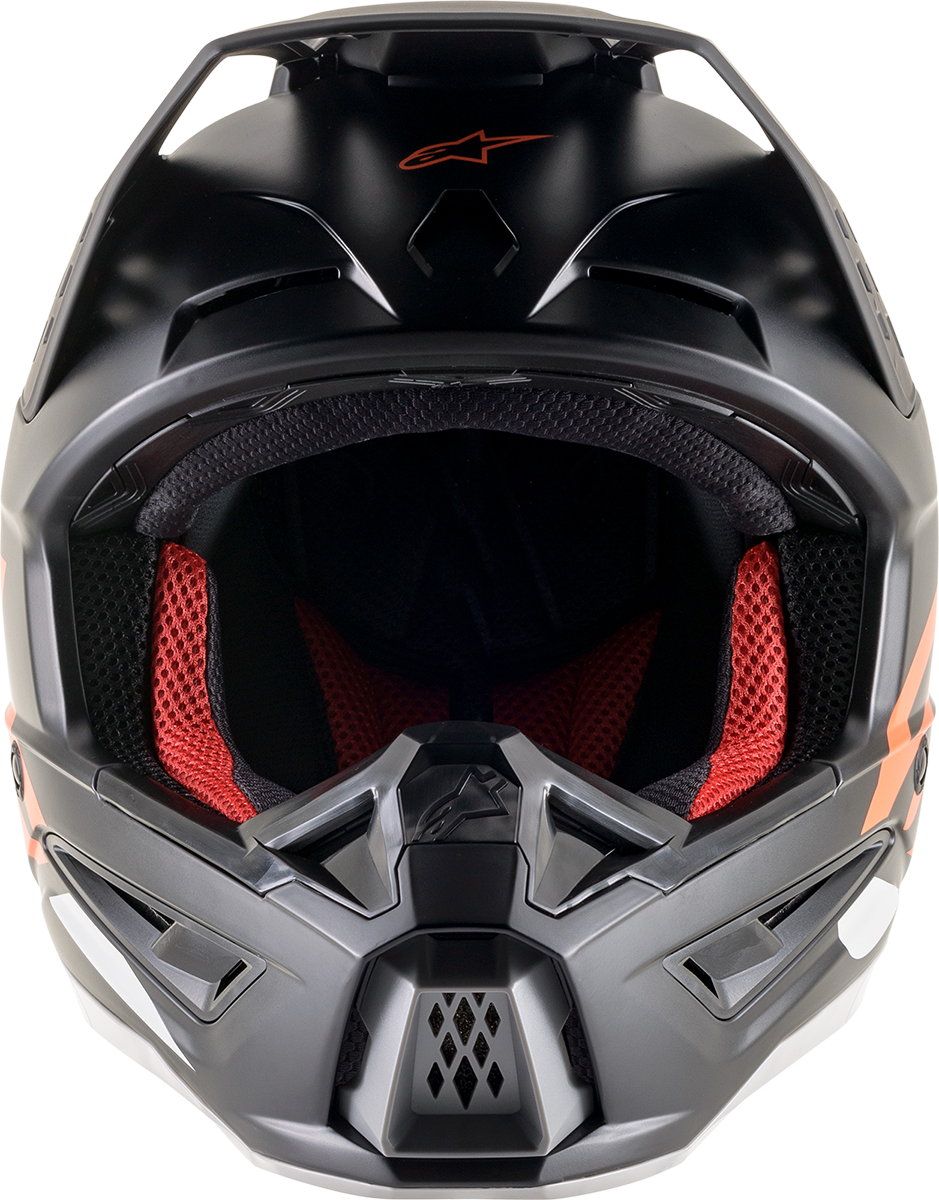 ALPINESTARS SM5 Helmet - Compass - Matte Black/Orange Fluo - XS 8303321-1149-XS