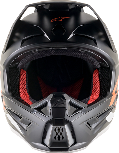 ALPINESTARS SM5 Helmet - Compass - Matte Black/Orange Fluo - Small 8303321-1149-SM